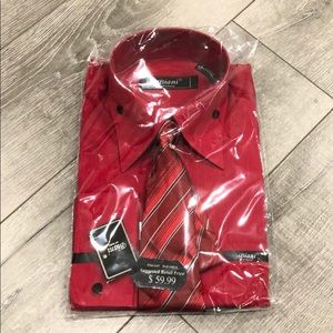 Men’s Dress Shirt with Tie